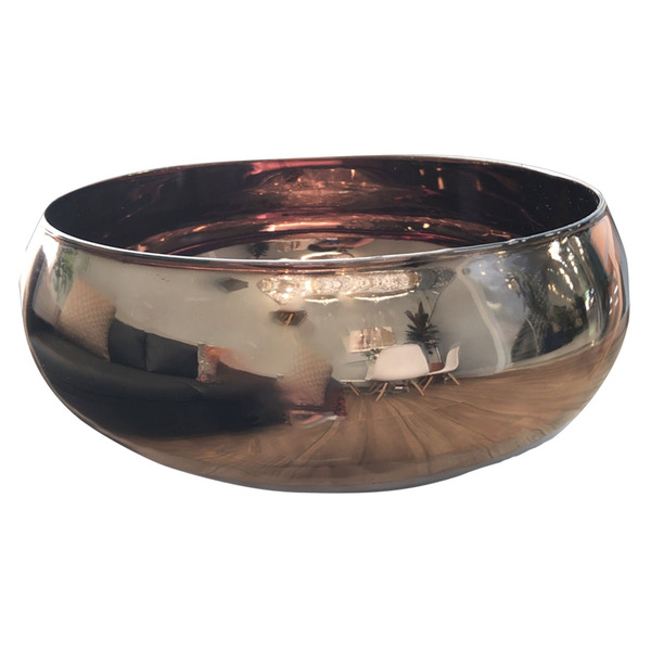 Vaso De Flores Decorativo Espelhado Bronze | Formosinha